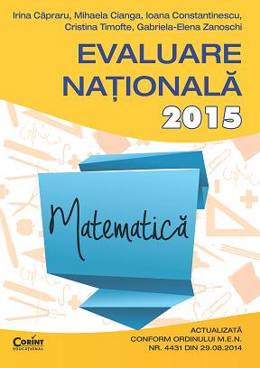 Vezi detalii pentru EVALUARE NATIONALA 2015 MATEMATICA