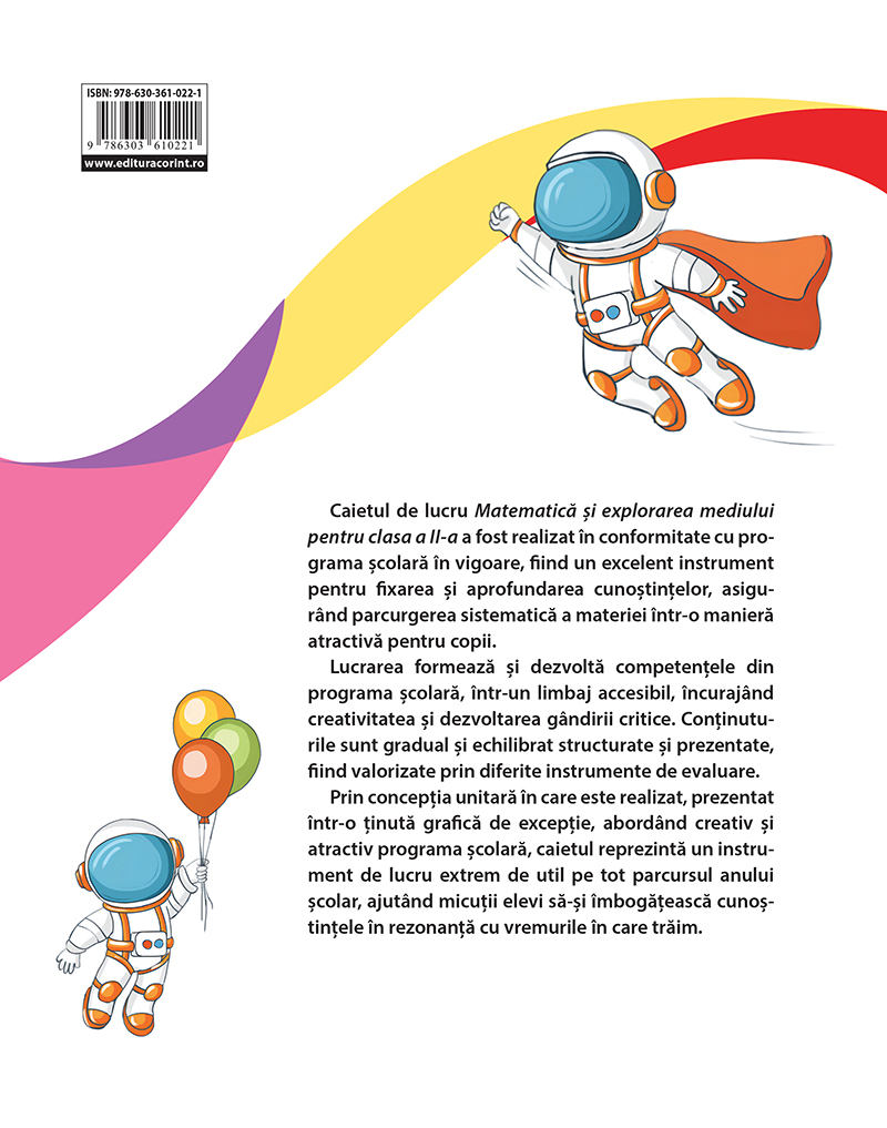 Matematică și explorarea mediului. Caietul elevului pentru clasa a II-a – Ediția a II-a - 1 | YEO