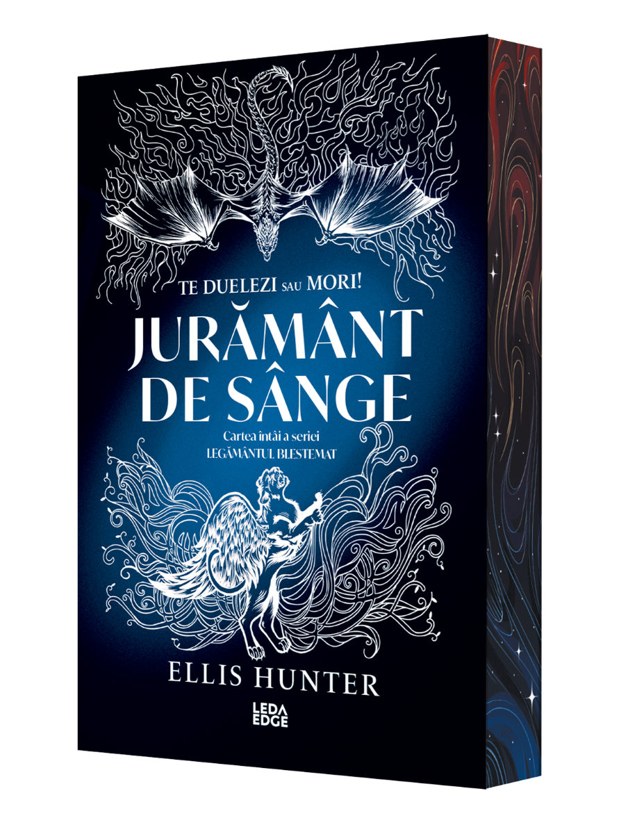 Jurământ de sânge (primul volum al seriei „Legământul blestemat”) de Ellis Hunter - coperta cărții