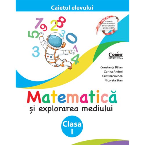 Coperta cărții Matematică și explorarea mediului. Caietul elevului pentru clasa I – Ediția a II-a