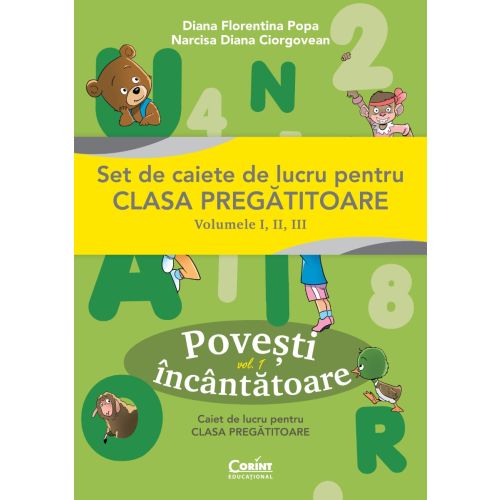 Povești încântătoare. Caiet de lucru pentru clasa pregătitoare. Vol.1