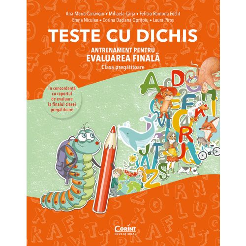 TESTE CU DICHIS. Antrenament pentru EVALUAREA FINALĂ – Clasa pregătitoare