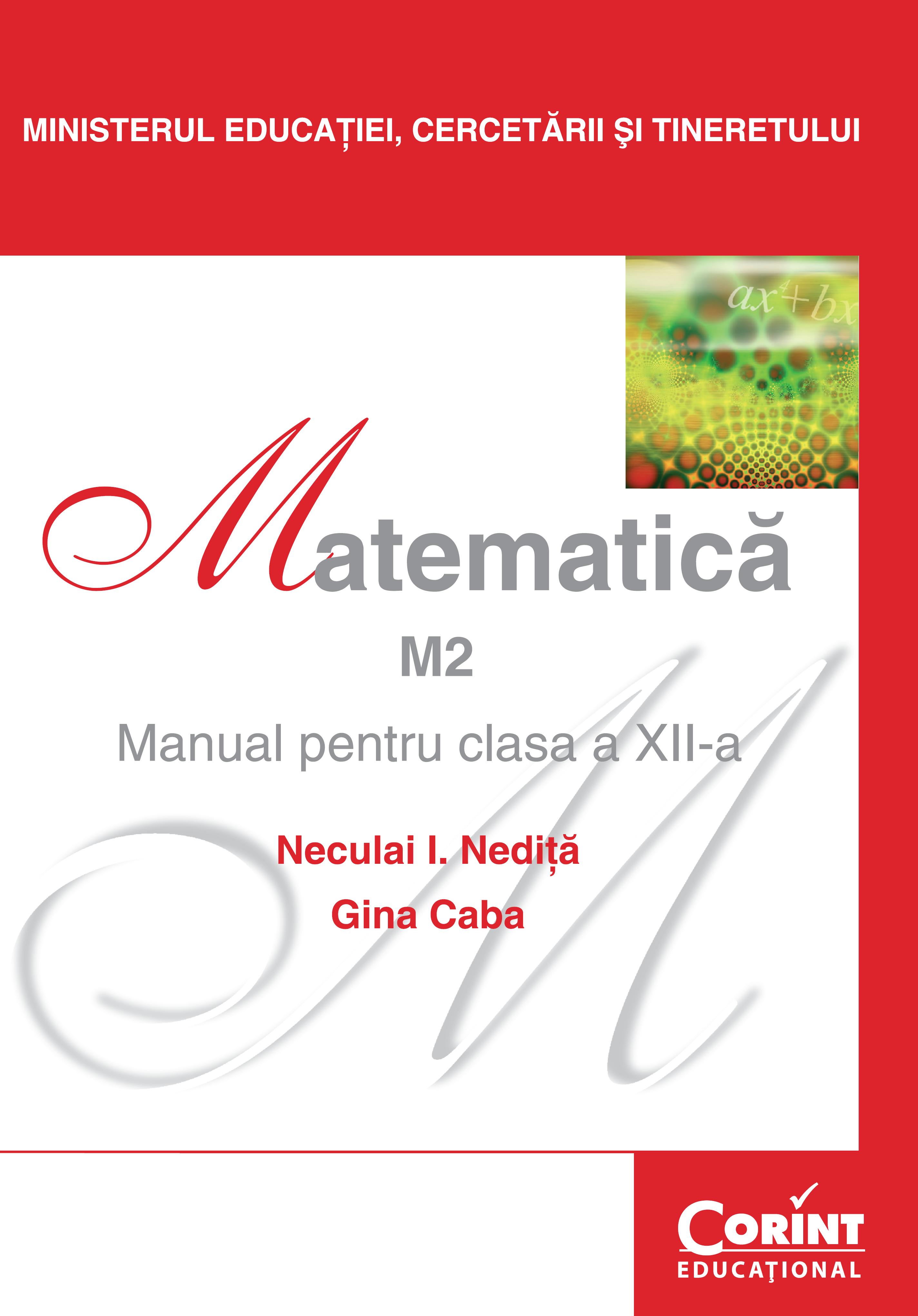 Vezi detalii pentru Matematică M2 - Manual pentru clasa a XII-a