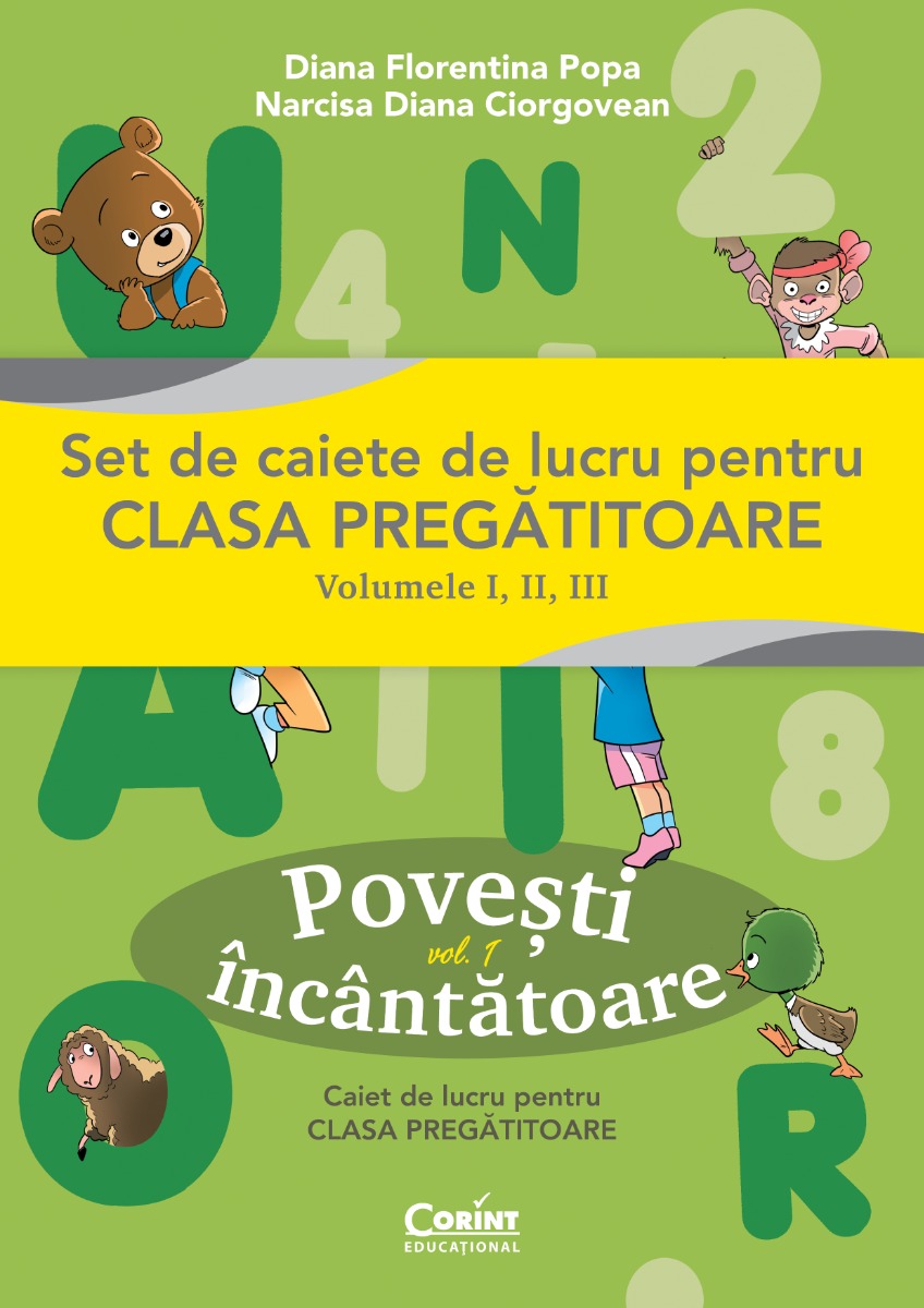 Povești încântătoare. Caiet de lucru pentru clasa pregătitoare. Vol.1