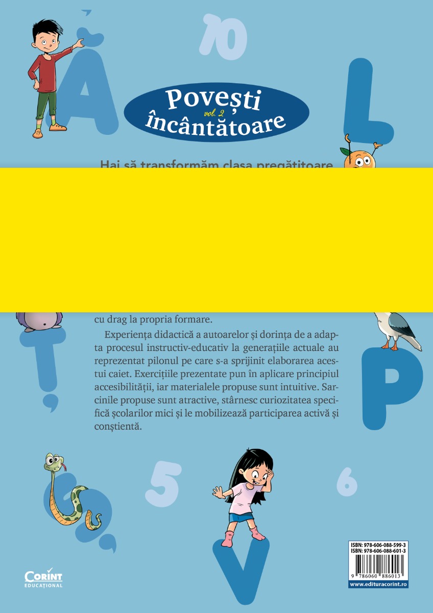 Povești încântătoare. Caiet de lucru pentru clasa pregătitoare. Vol.2