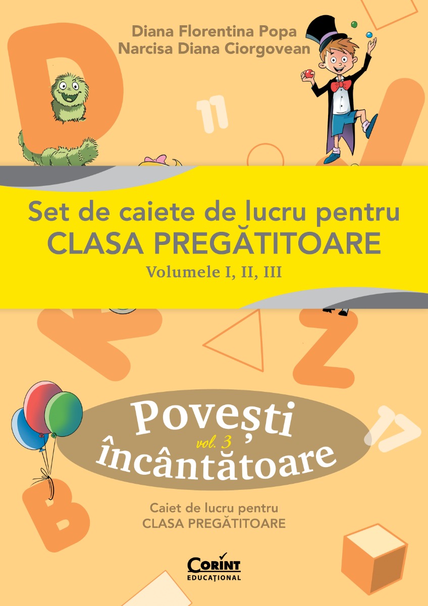 Povești încântătoare. Caiet de lucru pentru clasa pregătitoare. Vol.3