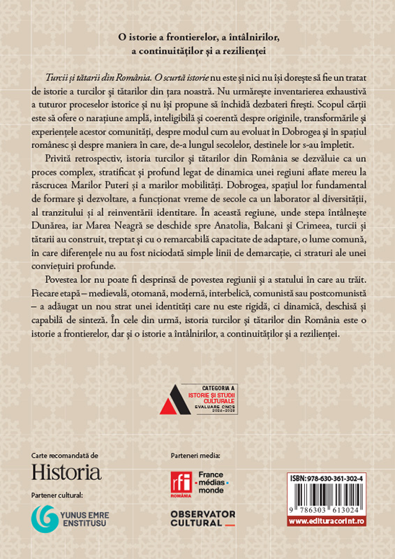 Turcii și tătarii din România. O scurtă istorie
