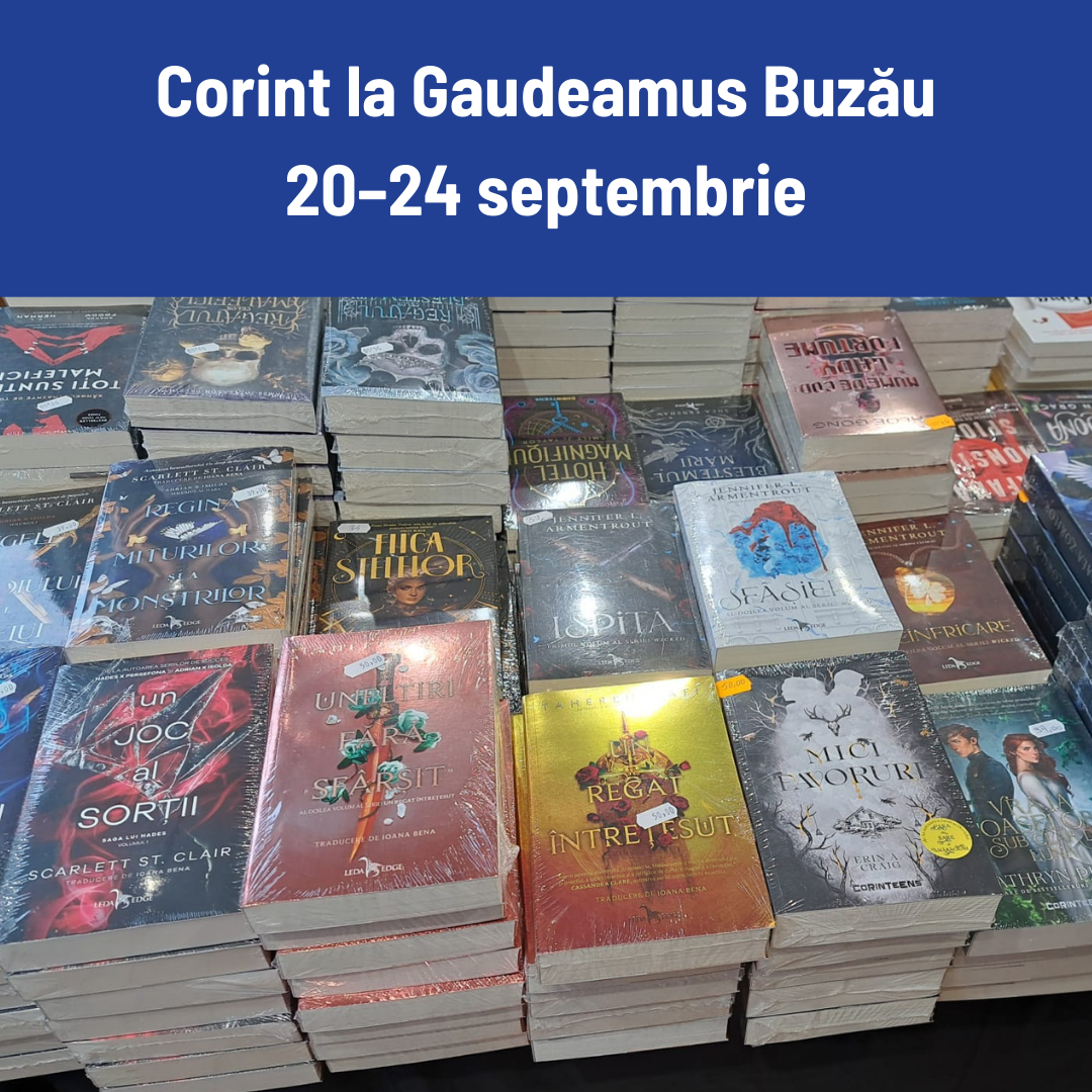 Corint la Gaudeamus Buzău | 20-24 septembrie 2023 | noutăți, reduceri, surprize