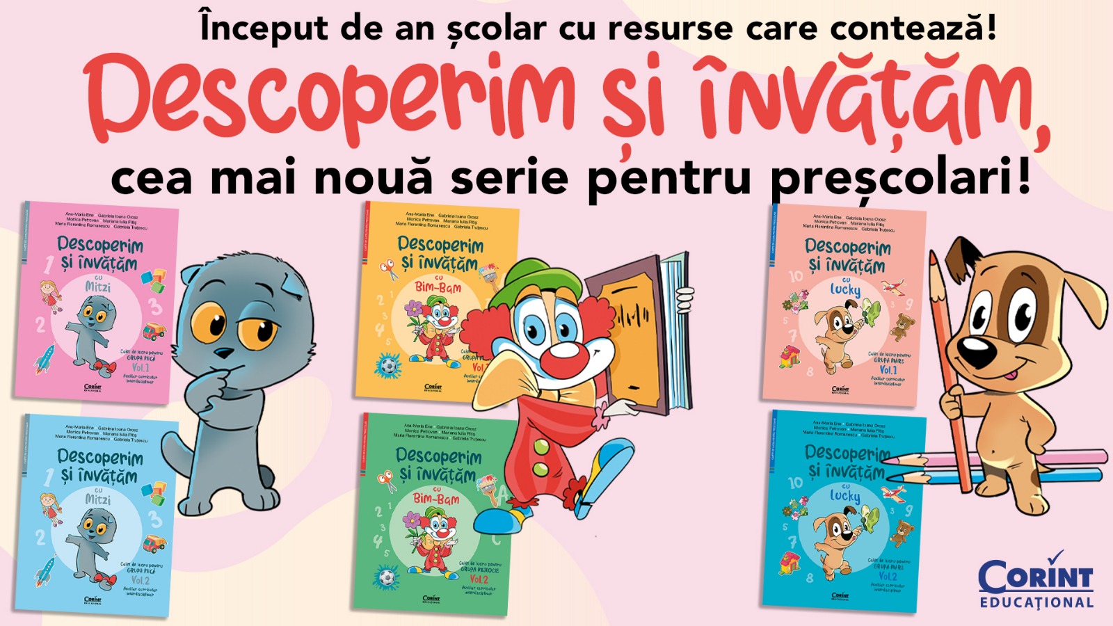 Descoperim și învățăm cu Mitzi, Lucky și Bim-Bam: Aventuri educaționale pline de joc și explorare