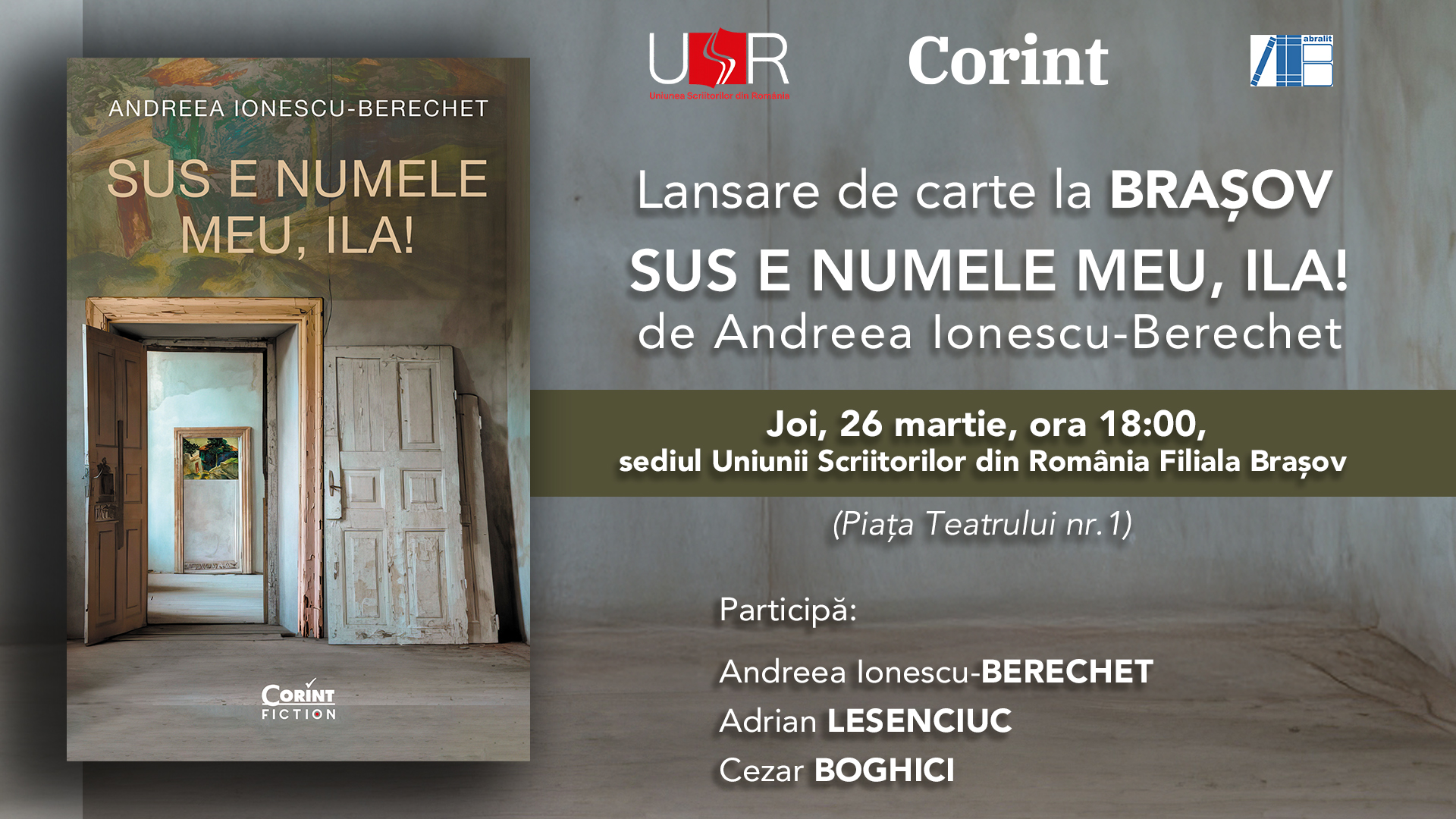 Lansare de carte și sesiune de autografe la Brașov