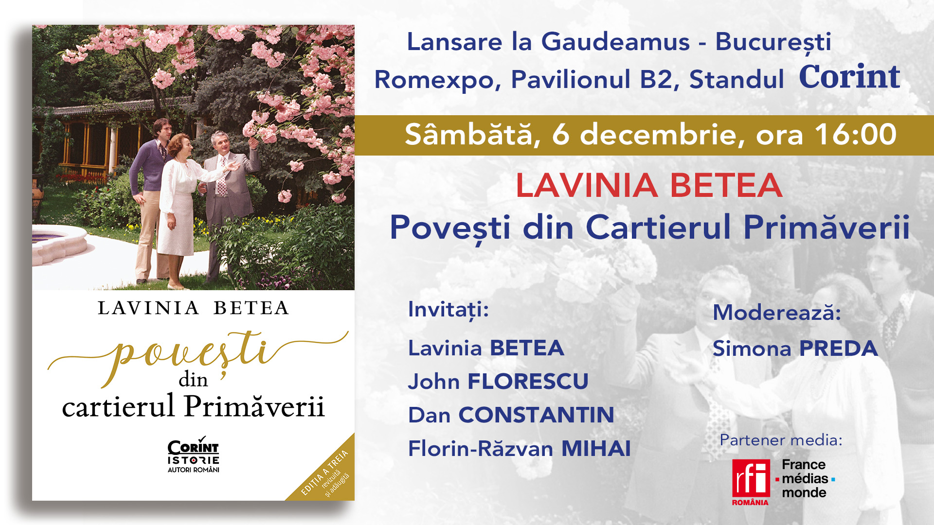 Lansare la Gaudeamus: Povești din Cartierul Primăverii de Lavinia Betea 