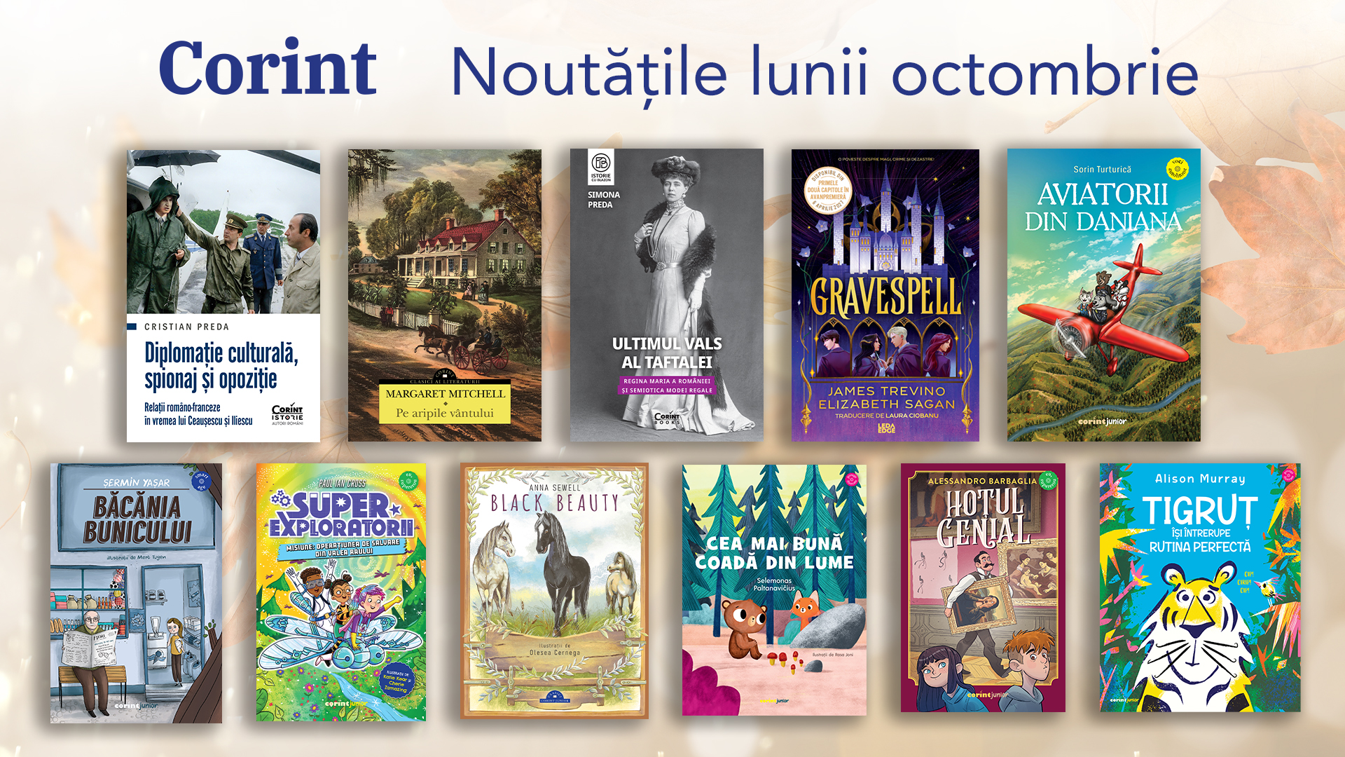 De la povești fantastice la lecții de istorie: noutățile Corint 