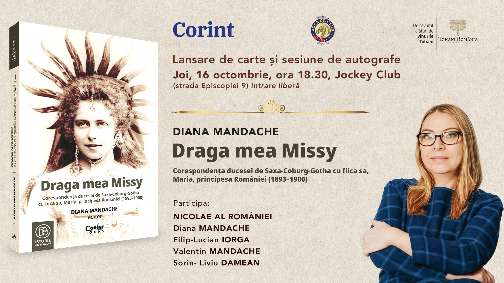 Lansare „Draga mea Missy”, o apariție editorială-eveniment
