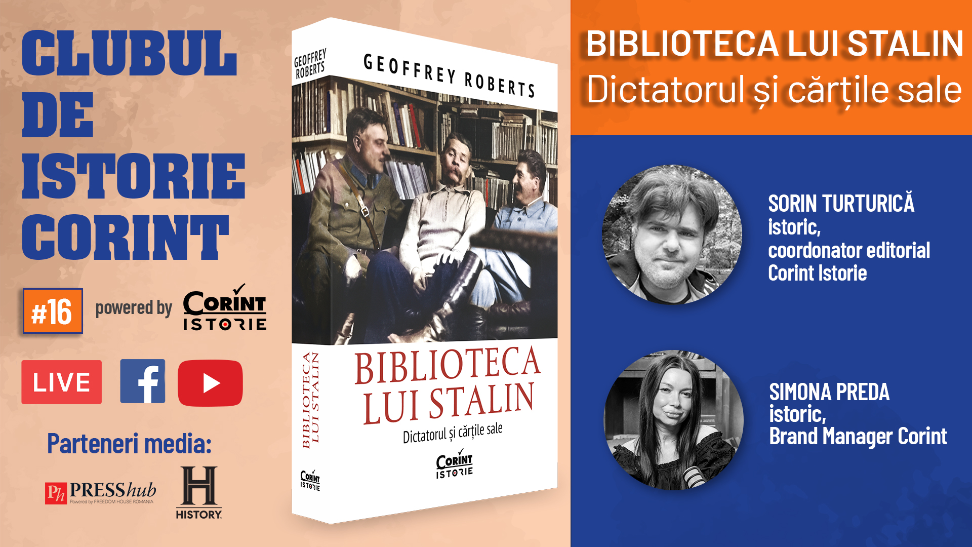 Clubul de istorie Corint #16: Biblioteca lui Stalin. Dictatorul și cărțile sale 