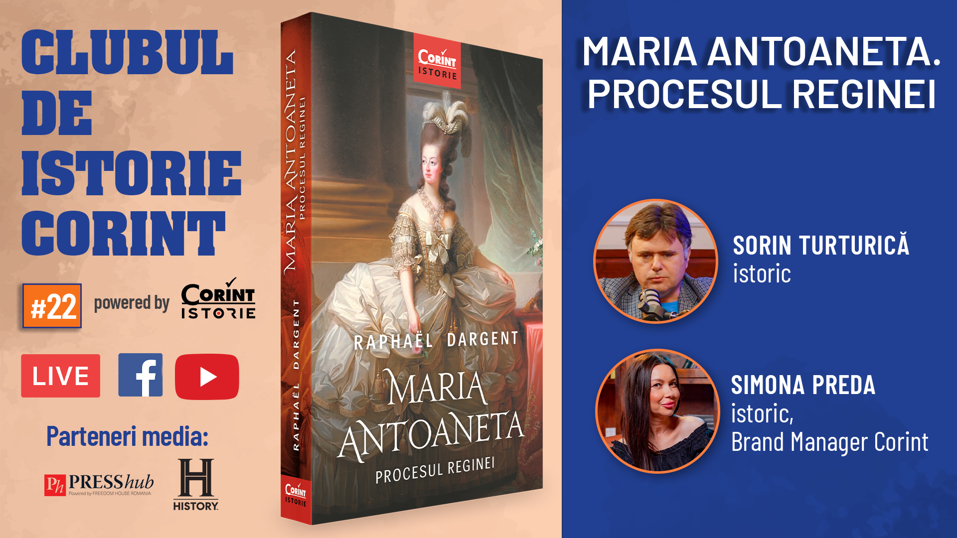 Clubul de istorie Corint #22: Maria Antoaneta. Procesul Reginei