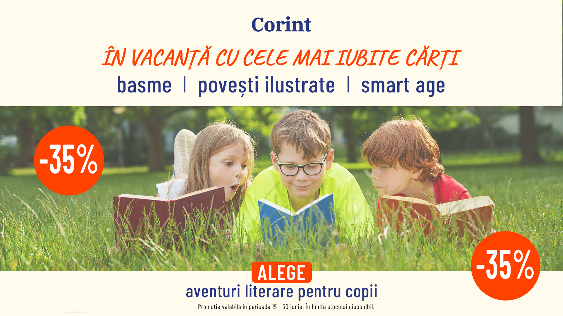 Lecturi de vacanță- aventuri la purtător: 3 Avantaje ale cititului pentru copii