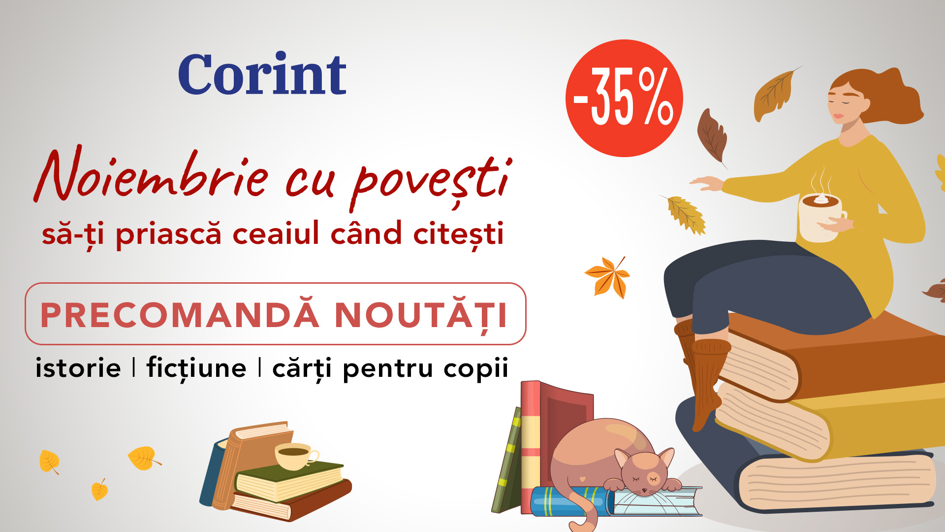 Noutăți editoriale de noiembrie: Povești din Cartierul Primăverii, un romance de Crăciun și o nouă expediție cu motanul Oscar