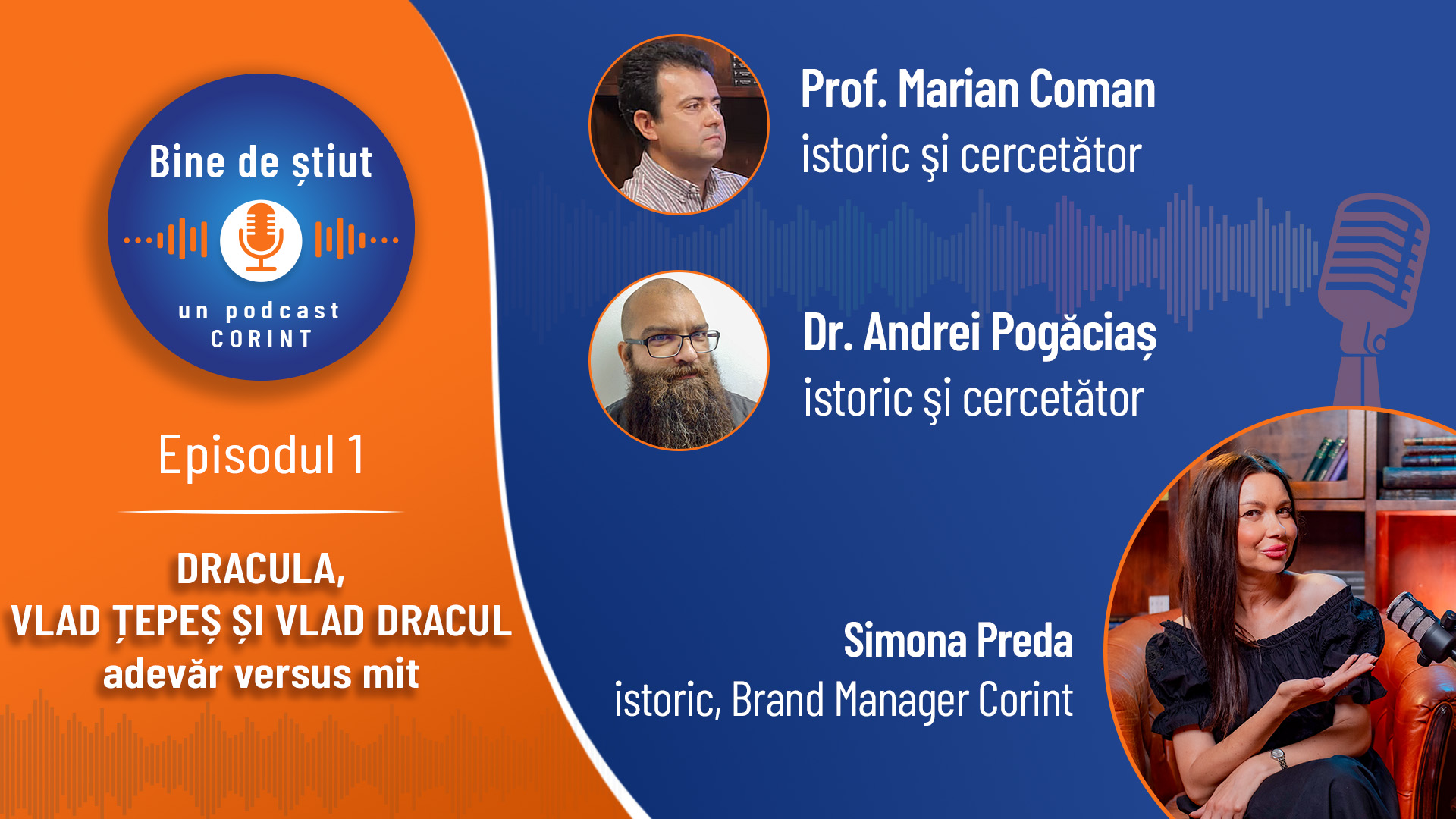 #BineDeStiut S1.E1: Dracula, Vlad Țepeș și Vlad Dracul – adevăr versus mit 